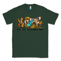 Sports Green peace love longhorn heifer Classic Tee - LillyAllenDesigns