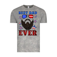Cloud Rock best dad ever american flag Vintage Tee - Artiststas