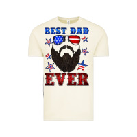 Vintage Arctic best dad ever american flag Vintage Tee - Artiststas