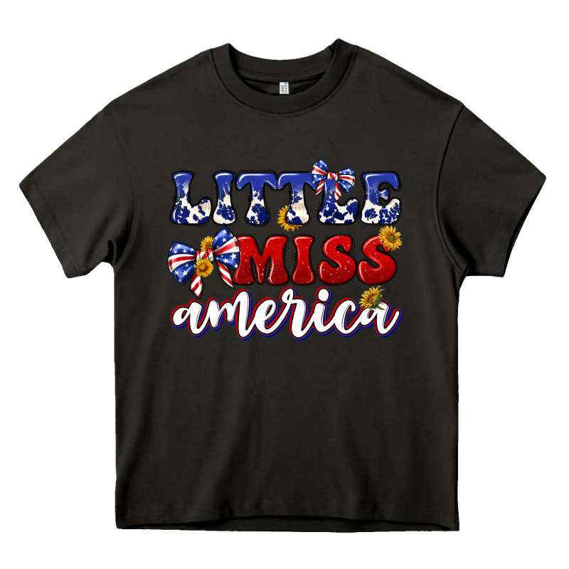 Little Miss America Heavy Core Tee by texasbilliewilder | Teevron