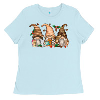 Baby Blue coffee gnomes Ladies Tee - Zillion Design Studio