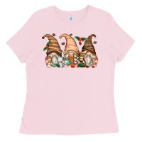 Bubblegum Pink coffee gnomes Ladies Tee - Zillion Design Studio