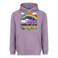 Lavender the only choice i made was to be myself Heavyweight Hoodie - Artiststas