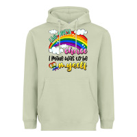 Matcha the only choice i made was to be myself Heavyweight Hoodie - Artiststas