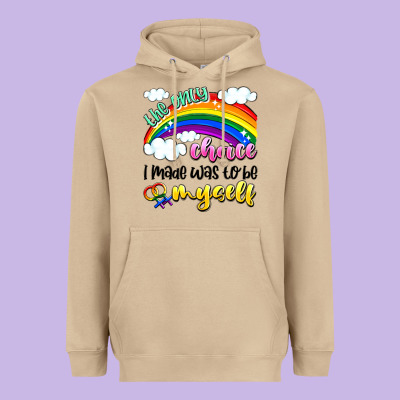 The Only Choice I Made Was To Be Myself Heavyweight Hoodie Designed By Artiststas