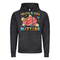 Vintage Black mental health matters Vintage Hoodie - Artiststas