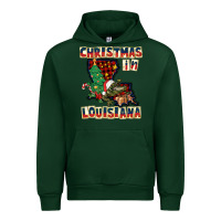 Forest Green christmas in louisiana Urban Hoodie - CowGirlArtShop