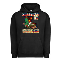 Pigment Black christmas in louisiana Urban Hoodie - CowGirlArtShop
