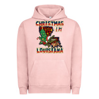 Pigment Salmon christmas in louisiana Urban Hoodie - CowGirlArtShop