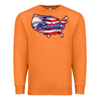 Carrot usa flag baseball Premium Sweatshirt - BarkalooDesign
