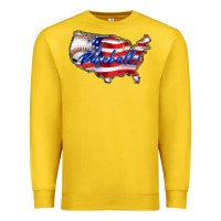 Lemon usa flag baseball Premium Sweatshirt - BarkalooDesign