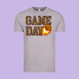Game Day Basketball Vintage Tee Designed By Jahusdesignshop