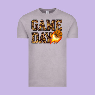 Game Day Basketball Vintage Tee Designed By Jahusdesignshop