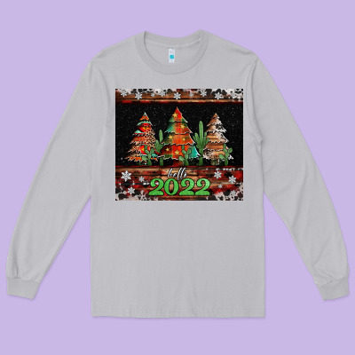 Hello 2022 Tumbler Long Sleeve Tee Designed By Jasminsmagicworld