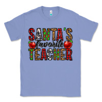 Colony Blue santa's favorite teacher Classic Tee - Jasminsmagicworld