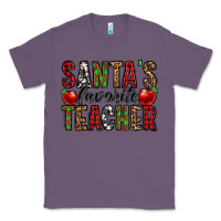 Lavender santa's favorite teacher Classic Tee - Jasminsmagicworld