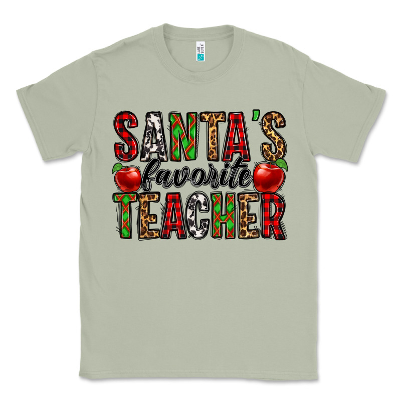 Santa's Favorite Teacher Classic Tee by Jasminsmagicworld | Teevron