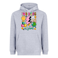 Heather Grey 100 days of school Heavyweight Hoodie - Artiststas