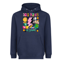 Navy 100 days of school Heavyweight Hoodie - Artiststas