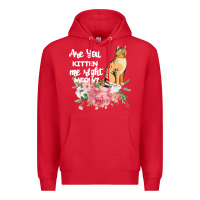 Red Cat Maine coon gift kidding kitten meow pussycat Premium Hoodie - Bettercallsaul