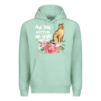 Seafoam Cat Maine coon gift kidding kitten meow pussycat Premium Hoodie - Bettercallsaul