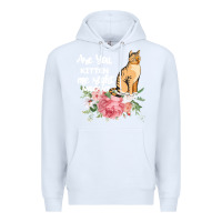 White Cat Maine coon gift kidding kitten meow pussycat Premium Hoodie - Bettercallsaul