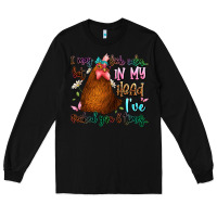 Black i may look calm but in my head ive pecked you 3 ti Long Sleeve Tee - JahusDesignShop