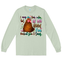 Matcha i may look calm but in my head ive pecked you 3 ti Long Sleeve Tee - JahusDesignShop