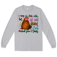 Moon Dust i may look calm but in my head ive pecked you 3 ti Long Sleeve Tee - JahusDesignShop