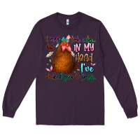 Plum i may look calm but in my head ive pecked you 3 ti Long Sleeve Tee - JahusDesignShop