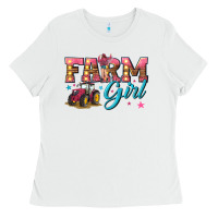 White farm girl Ladies Tee - texasbilliewilder