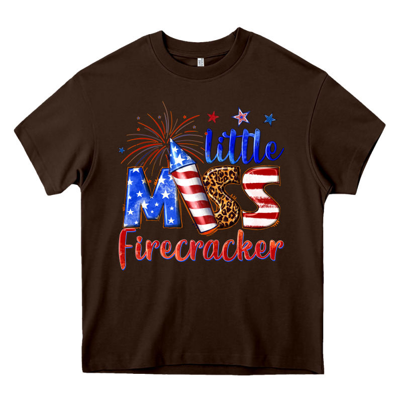 Little Miss Firecracker Billie Wilder Heavy Core Tee by texasbilliewilder | Teevron