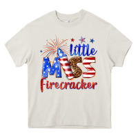 Cream little miss firecracker billie wilder Heavy Core Tee - texasbilliewilder