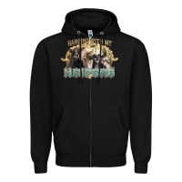 Black hanging with my heifers Zipper Hoodie - NancyCooperArtShop