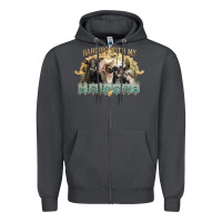 Smoke hanging with my heifers Zipper Hoodie - NancyCooperArtShop