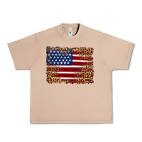 Burro american flag and leopard Urban Heavy Tee - Artiststas