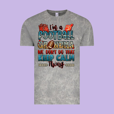I'm A American Football Grandma We Don't Do That K Vintage Tee Designed By Jasminsmagicworld