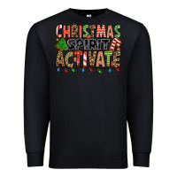 Black christmas spirit activate Premium Sweatshirt - Jasminsmagicworld