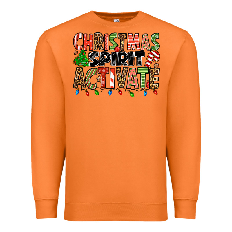 Christmas Spirit Activate Premium Sweatshirt by Jasminsmagicworld | Teevron