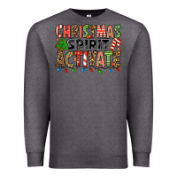 Charcoal Heather christmas spirit activate Premium Sweatshirt - Jasminsmagicworld