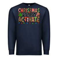 Navy christmas spirit activate Premium Sweatshirt - Jasminsmagicworld
