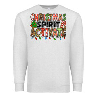 Oatmeal Heather christmas spirit activate Premium Sweatshirt - Jasminsmagicworld