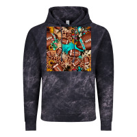 Cloud Black football cactus sunflower seamless pattern Vintage Hoodie - JahusDesignShop