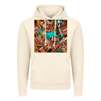 Vintage Artic football cactus sunflower seamless pattern Vintage Hoodie - JahusDesignShop
