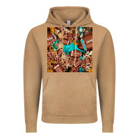 Vintage Camel football cactus sunflower seamless pattern Vintage Hoodie - JahusDesignShop