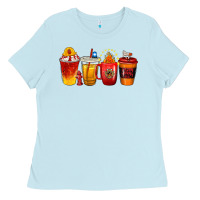 Firefighter Coffee Cups Ladies Tee | Teevron