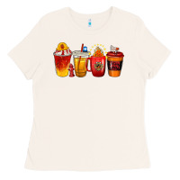 Bone firefighter coffee cups Ladies Tee - texasbilliewilder