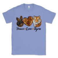 Colony Blue Peace Love Tigers Classic Tee - LillyAllenDesigns
