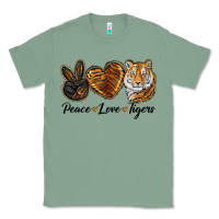 Sage Peace Love Tigers Classic Tee - LillyAllenDesigns