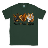 Sports Green Peace Love Tigers Classic Tee - LillyAllenDesigns